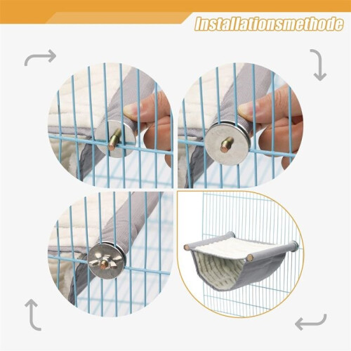 Bird hammock bunk bed, bird nest caves, sleeping areas 2