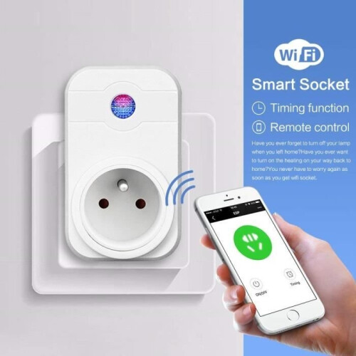 Smart Plug, WiFi Connected Plug Compatible with Android iOS Alexa Remote Controlled Smart Plug (2-Pack) 2
