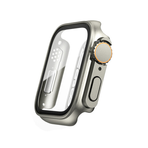 Smart watch case with screen protector Apple Watch Ultra / 8 / 7 Silver 41 mm 1