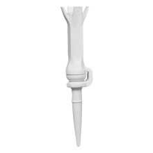 (White) 4-Prong Anti-Slip Golf Tees - 180 Rotating
