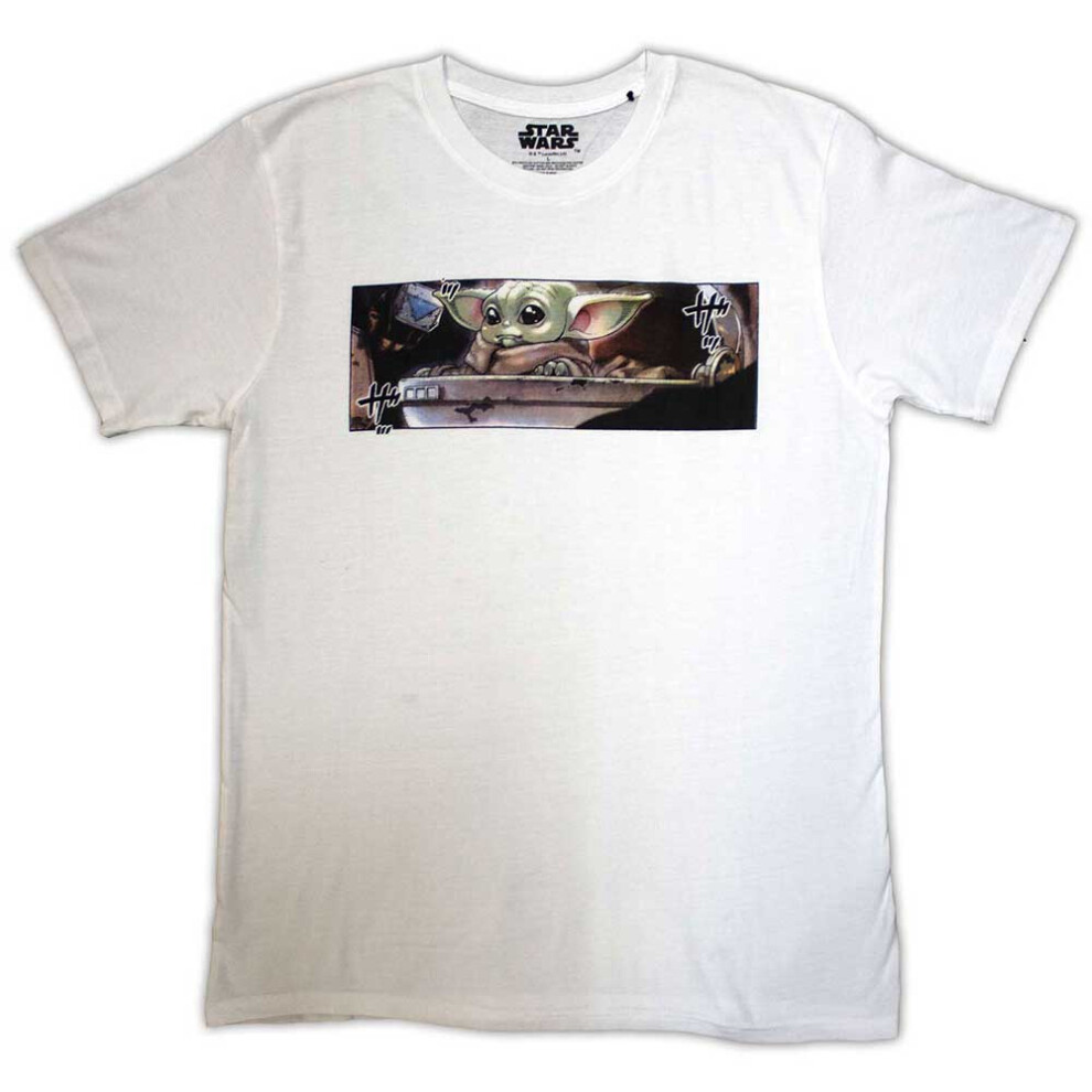 Star Wars (M, ) Grogu Frame T Shirt White
