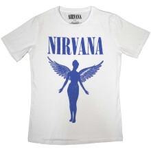 Nirvana Angelic Blue Mono Skinny Fit T Shirt