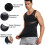 BINGRONG Men's Compression Tank Top - Tummy Control Undershirt - Black 3