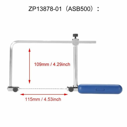 Scroll saw frame, scroll saw, scroll saw Adjustable cutting tool U-shaped saw frame with 6 saw blades 1