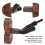 TMISHION Violin Hook, Black Walnut Wood Violin Hook Holder with Hooks 4