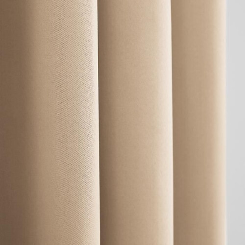 Beige Thermovorhang, 140 x 260 cm 1