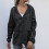 Women's Windproof Waterproof Hooded Jacket - ALLOWITH - SKY - Black - Comfortable and stylish 4