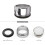 Faucet Aerator, 3pcs Faucet Filter with Sealing Ring for Kitchen, Bathroom (Outer Diameter 24MM) 3
