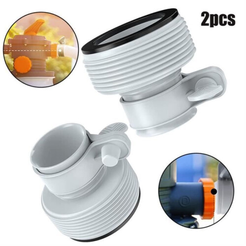 Packung mit 2 Ersatzadaptern INTEX Typ B (32 und 38 mm Anschluss) 2