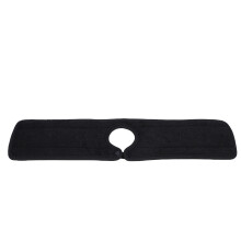Schwarze Abtropfmatte fürs Spülbecken 46x10x1cm saugfähig