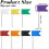 Multicolored Flag Pins, Mapping and Display Pins, Map Markers for World Maps, Display Boards 2