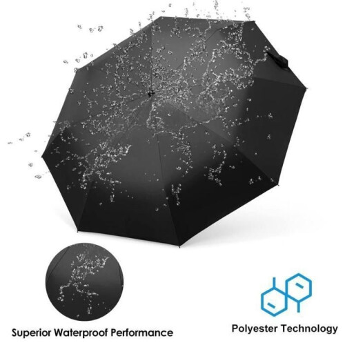 MTEVOTX Umbrella - Automatic Folding Umbrella - Small, compact, lightweight, strong, windproof and stormproof 2