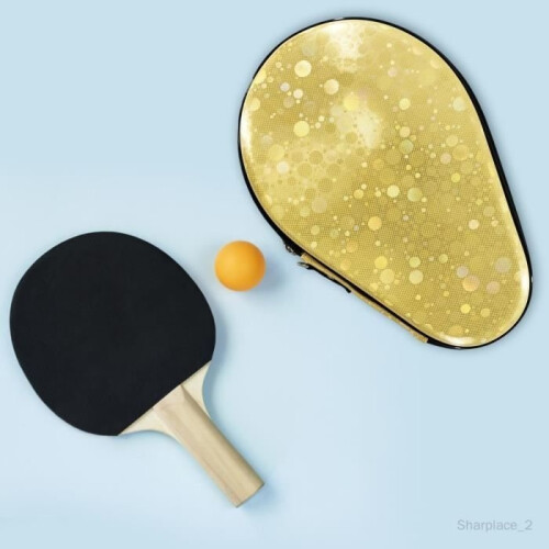 Racketkoffer - Draagbaar accessoire - Grote opbergbox - Geel 1