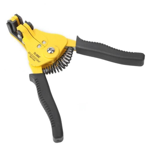 ESTINK Automatic Wire Stripper - Cable Stripping Tool 0.9/1.25/2.0/3.5/5.5mm - Yellow 1