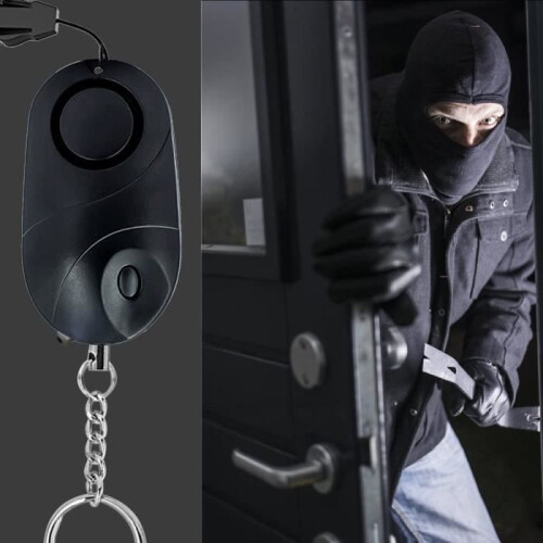 Pocket Alarms, 140 Decibel Emergency Personal Security Alarm with LED Lights (Rectangular) 2