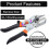 Multifunctional Chute Scissors, 45-135 Angled Mitre Shears, Quarter Round Cutting Tool 3
