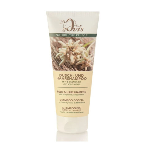 Ovis Dusch- und Haarshampoo 200 ml Schafmilch und Edelweiß