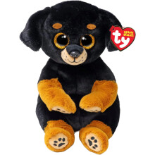 TY Beanie Bellies Collection Randi the Rottweiler Dog 15cm Soft Plush Toy