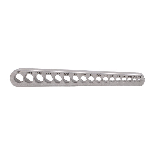 Bohrerführung Silber 0,32-0,95 cm, 13,5 cm 2