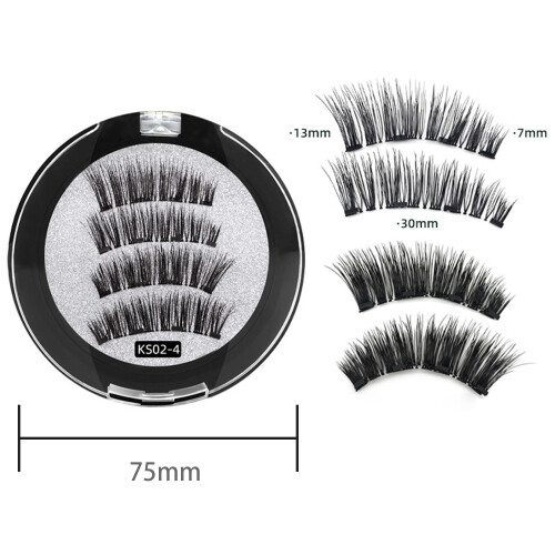 Magnetische Wimpern mit Applikator 2 Paar  KS02-4 1
