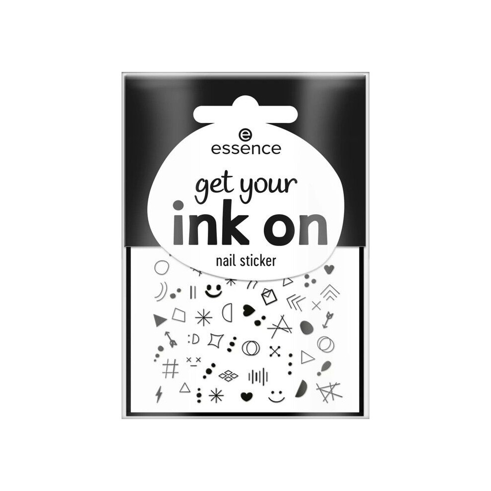Essence Black - Get Your Ink On Nail Stickers