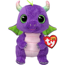 TY Beanie Boos Collection Daphne the Purple Dragon 15cm Soft Plush Toy