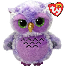TY Beanie Boos Collection Owlivia the Purple Owl 15cm Soft Plush Toy