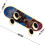 Plafonnier LED pour enfants en forme de skateboard, modèle A, à intensité variable avec télécommande, plafonnier 7