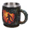 Einzigartiger Waldbrand-Kaffeebecher 14oz 3D-Relief 1