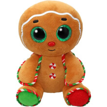 TY Beanie Boos Collection Snaps the Gingerbread Man (Christmas) 15cm Soft Plush Toy
