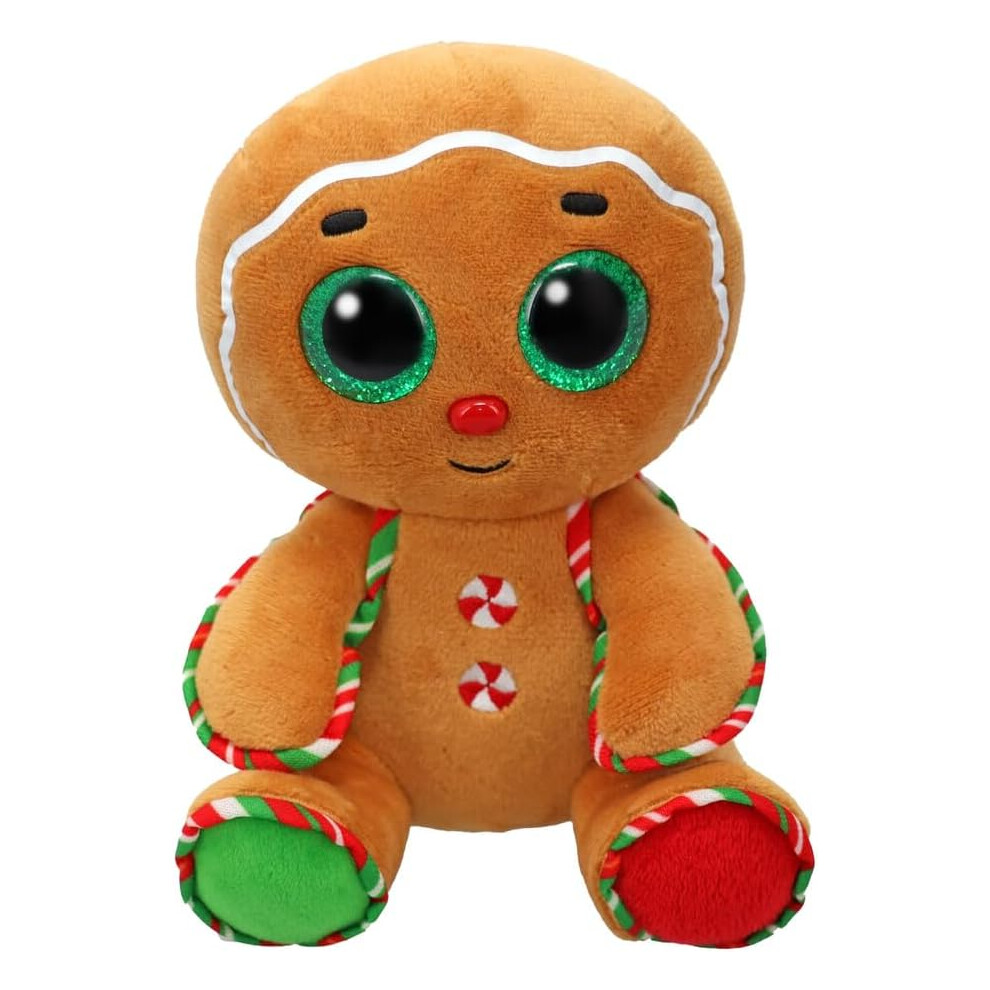 Ty Beanie Boos Collection Snaps The Gingerbread Man (Christmas) 15Cm Soft Plush Toy