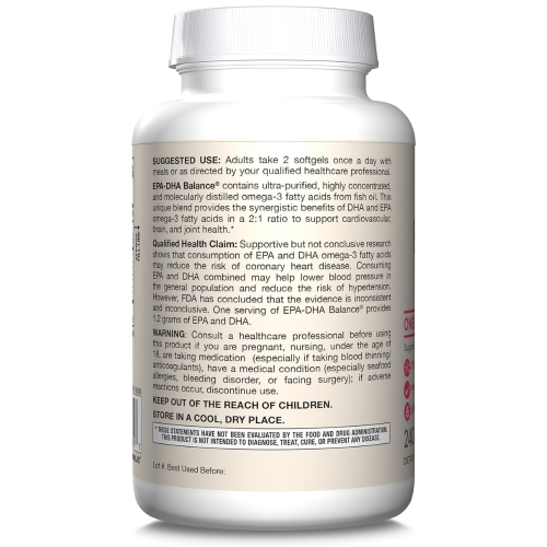 Jarrow Formulas, EPA-DHA Balans, 120 Softgels 2