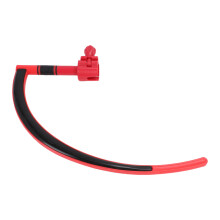 Schwungtrainer aus Gummi, gebogen, 26x19x5 cm, rot