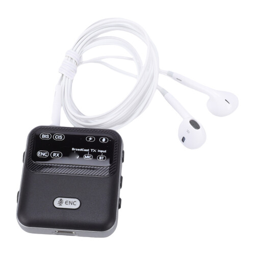 Bluetooth-Empfänger V6.0 550mAh, 100m Reichweite, 3.5mm