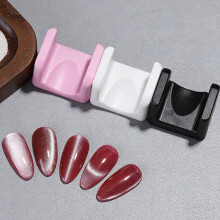 Magnetische Katzenaugen-Magnete, Nagelkunst-Werkzeug,-Rosa 1