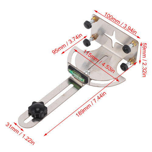 Edelstahl-Wandhalterung Level 10  5,9  18,9 cm 1