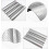Backblech, 4 Baguetteformen, Antihaft-Brotbackblech, Silber 2