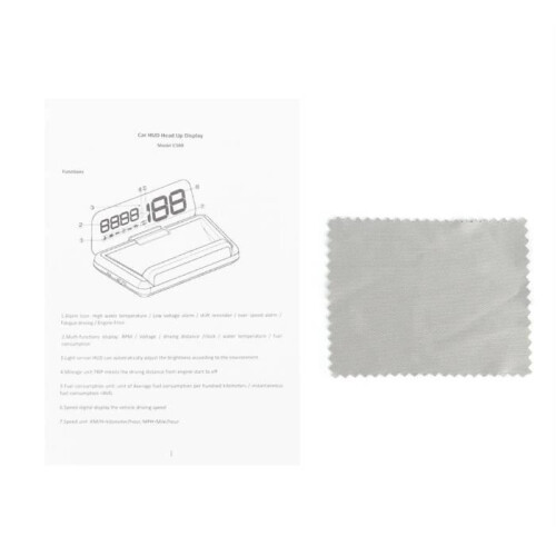 OBD2 Head-Up-Display (HUD) Digitaler Tachometer C500 2