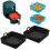 Quadratische Airfryer-Backmatte mit Antihaft-Silikon Black 4