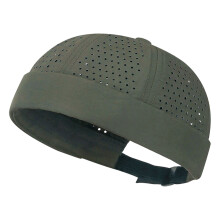 Breathable Mesh Skull Cap Fashion Hat For Outdoor-Army Green