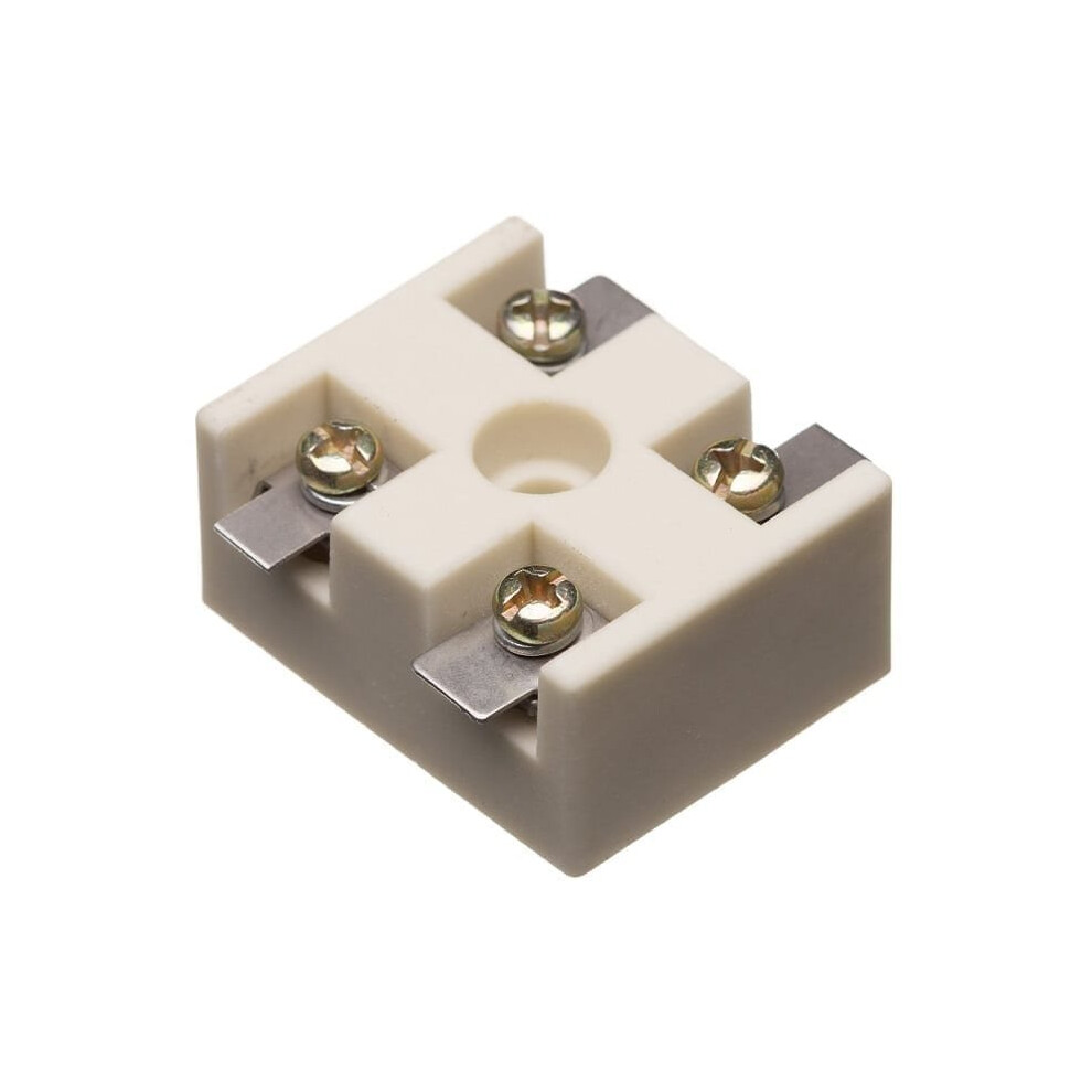(82A (35A)) Ceramic Connector Blocks Â Double Pole (High Temperature Terminal Blocks) 5061032253005