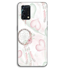 Capa Para Oppo A95 textura coração apanhador de sonhos Maniacase