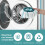 Σετ 4 ανταλλακτικών κεφαλών για CLEAN TWIST Disc Mop micro duo, κατάλληλο για σφουγγαρίσ 5