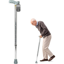 Walking Stick Lightweight For Seniors Adults Adjustable Aluminum Walking Stick with Comfortable Handle Anti Skid Base