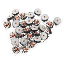30Pcs Radio Volume Potentiometer with Switch Plastic Alloy