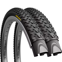 VELMAX 2x 27.5 x 2.10 Foldable Tyres 54-584 Gravel Hybrid MTB Mountain Bike (PAIR)