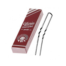 ARI Haarpfeile Gloria gebogen und gewellt 90 mm schwarz 10er-Pack