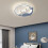 28W 40cm LED-Deckenleuchte in Delfinform mit 3 Beleuchtungsmodi für Kinderzimmer, Wohnzimmer oder Büro 2