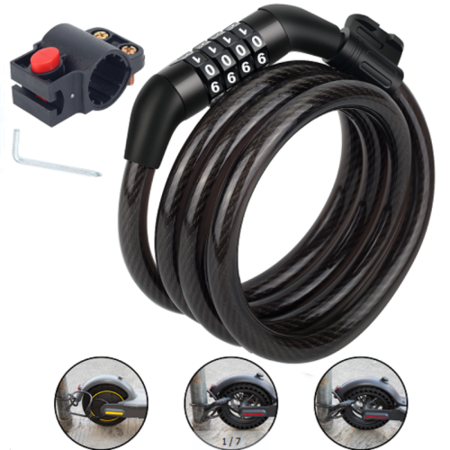 Scooter lock bike lock 4-digit combination 1