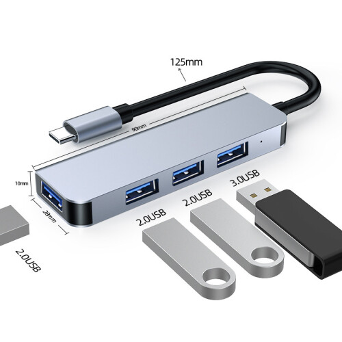 USB-Hub – 1 USB 3.0-Anschluss und 3 USB 2.0-Anschlüsse 1